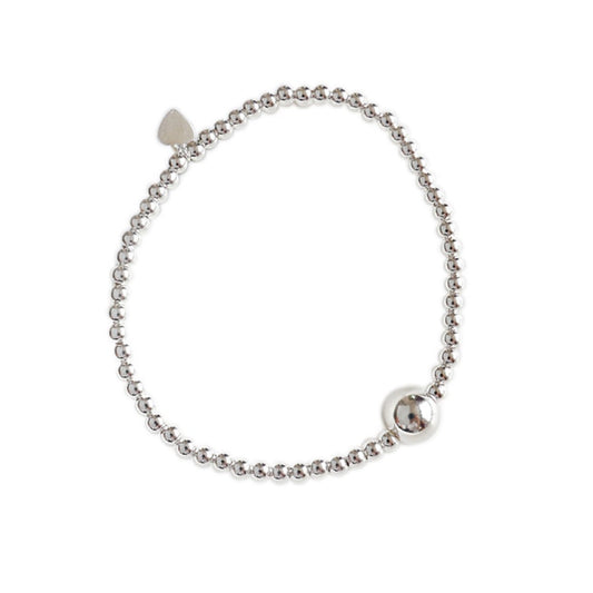 Bead Ball Sterling Silver Bracelet
