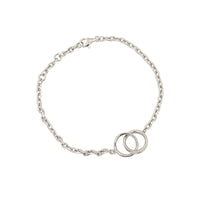 Sterling Silver Geometric Thin Bracelet