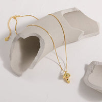 Mini Mushroom Pendant Necklace in 925 Sterling Silver