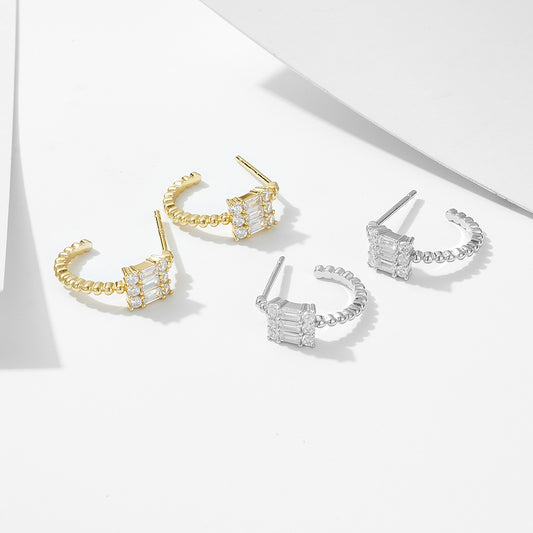Sterling Silver Classic Hoop Earrings