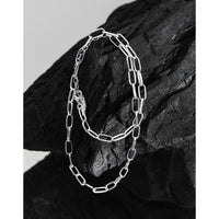 Sterling Silver Paperclip Chain Necklace