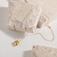 Beating Heart 925 Sterling Silver Wedding Necklace