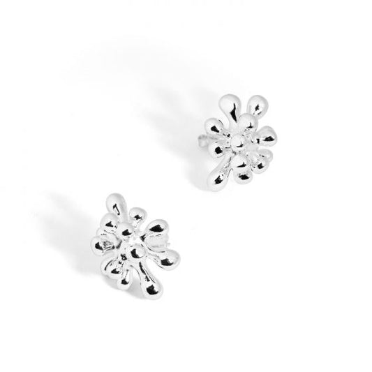 Irregular Fireworks Electroformed Chunky Stud Earrings