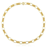 Modern Knot Cross 925 Sterling Silver Necklace