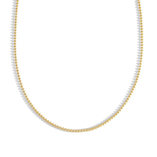 Fashion Beads Party 925 Sterling Silver Necklace