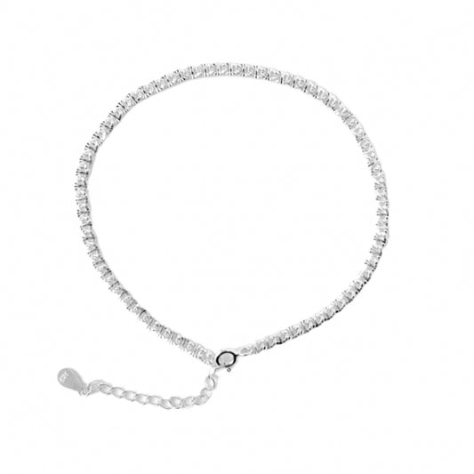 Geometry Hollow Chain Sterling Silver Choker