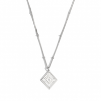Holiday Geometry Rhombus Necklace