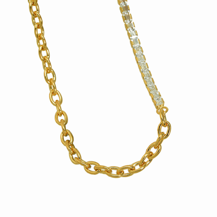Fashion Montage Crystal Stacking Necklace