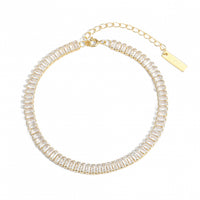Elegant Rectangle Crystal Geometry Bracelet & Anklet