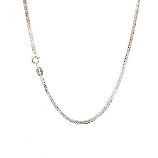 Men's Spiga Chain Necklace, 925 Sterling Silver