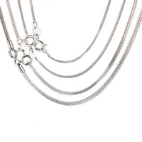 Hot Fox Tail Chain 925 Sterling Silver Necklace