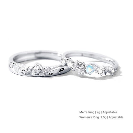 Little Prince & Rose Matching Couple Bands