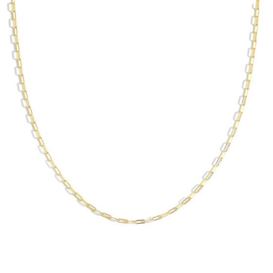 Simple Geometry Hollow Chain Choker Necklace