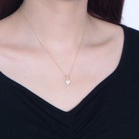 Gold Plated Heart Locket Necklace