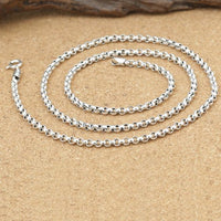 Vintage Cable Rolo Chain in Sterling Silver