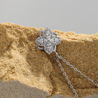 Sterling Silver Four Leaf Clover Necklace