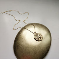 Sagittarius Constellation Round Tag Necklace 925 Sterling Silver 18K Gold Plated