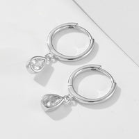 Gold Plated Sterling Silver Water Drop Earrings