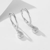 Gold Plated Sterling Silver Water Drop Earrings