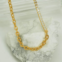 Fashion Montage Crystal Stacking Necklace