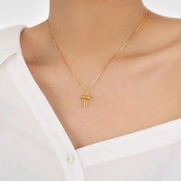 Rivet Mushroom 925 Sterling Silver Necklace