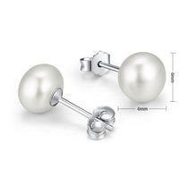 Freshwater Cultured 6mm Pearl Stud Earrings