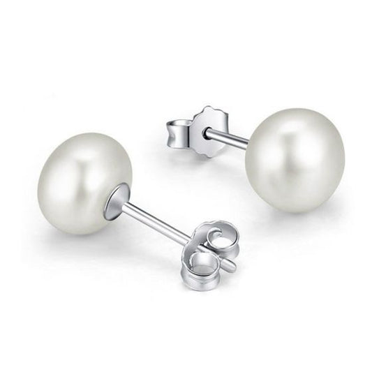 Freshwater Cultured 6mm Pearl Stud Earrings