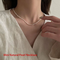 Natural Pearl Necklace and Bracelet Set