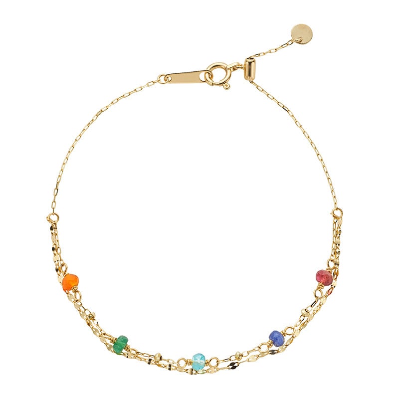 Gold Plated Bead Bracelet