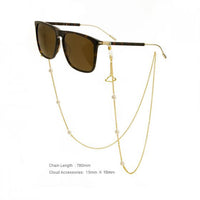 Shell Pearl Hollow Cloud Glasses Chain