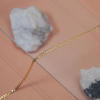 Hollow Link Stacking Chain Necklace, 925 Sterling Silver