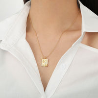 Holiday Geometry Shell Pearl Dolphin Necklace