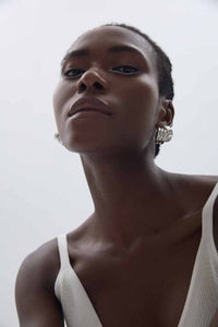Chunky Electroforming Cross Statement Earrings