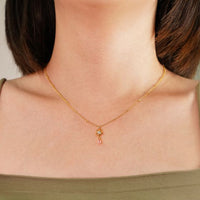 Five-Pointed Star Snowflake Waterdrop Crystal Necklace