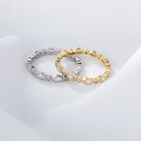 Sterling Silver Marquise Eternity Band Ring