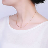 Snake Sterling Silver Chain Necklace