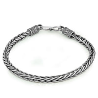Vintage Knot Thai Sterling Silver Bracelet for Men