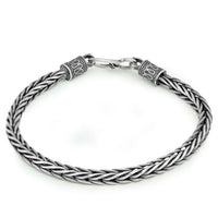 Vintage Knot Thai Sterling Silver Bracelet for Men