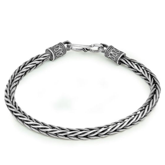 Vintage Knot Thai Sterling Silver Bracelet for Men