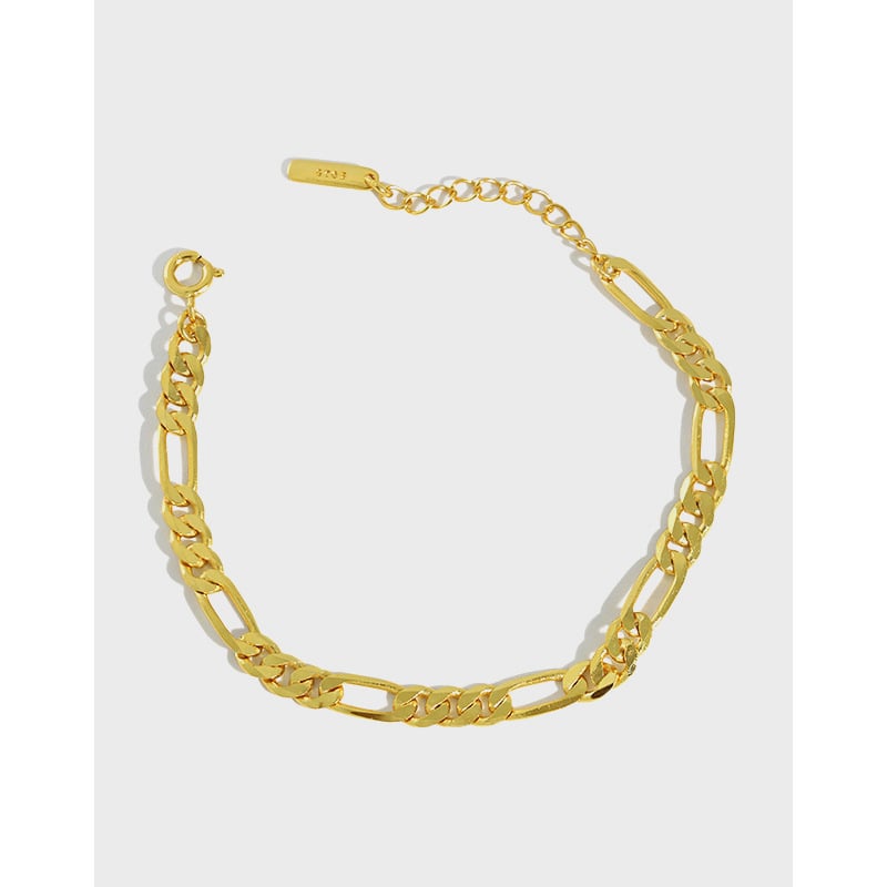 Gold & Silver Chain Bracelet