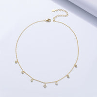 Gold Plated Layering Choker Necklace
