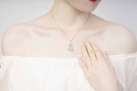 Hollow Flower Tassel 925 Sterling Silver Charm