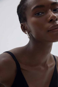 Chunky Electroformed Hollow Round Statement Earrings