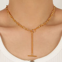 Classic Hollow Twisted OT 925 Sterling Silver Necklace