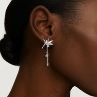 Angel of Salvation 925 Sterling Silver Dangling Earrings
