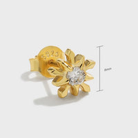 Mini Irregular Shining Star 925 Sterling Silver Stud Earrings