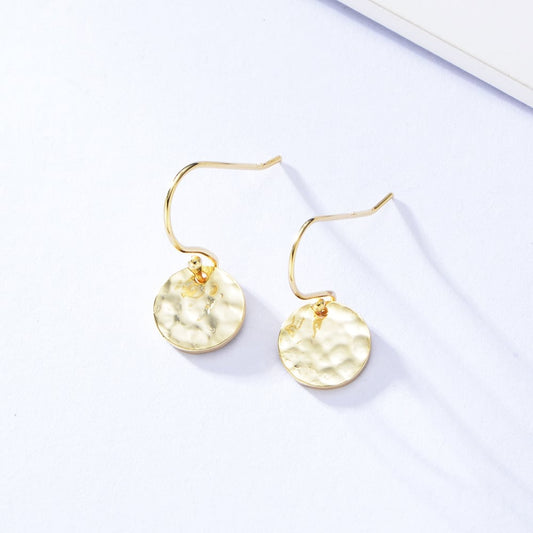 Gold Plated Sterling Silver Geometric Earrings