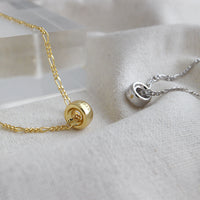 Sterling Silver Circle Necklace
