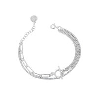 Sterling Silver Cubic Zirconia Bracelet