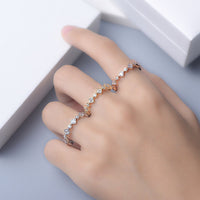 Sterling Silver Cubic Zirconia Ring